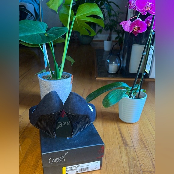 Black Carlos Heels | Never Worn - Picture 2 of 3